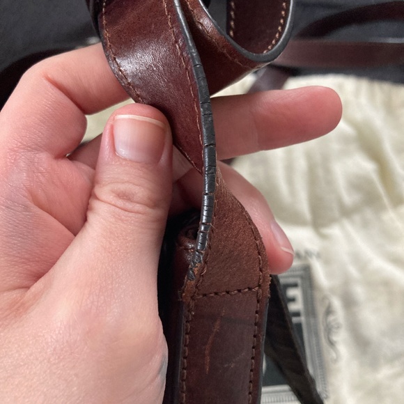 RARE Frye Roxanne Magazine Crossbody and Wallet in Dark Brown - Picture 12 of 16